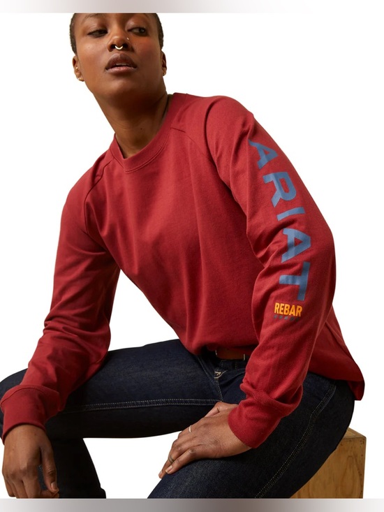 Ariat Tops - Ariat Ladies Rebar Cotton Strong Graphic Logo T-Shirt ❤️